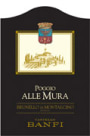 Banfi Brunello di Montalcino Poggio alle Mura 2000 Front Label