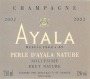 Ayala Perle d'Ayala Millesime Brut Nature 2002 Front Label