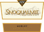 Snoqualmie Merlot 2003 Front Label