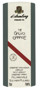 d'Arenberg The Galvo Garage 2003 Front Label
