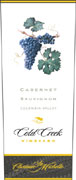 Chateau Ste. Michelle Cold Creek Vineyard Cabernet Sauvignon 2003 Front Label