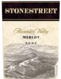 Stonestreet Merlot 2002 Front Label