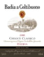 Badia a Coltibuono Chianti Classico Riserva 2000 Front Label