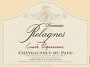 Dom. des Relagnes Chateauneuf-du-Pape Cuvee Vigneronne 2004 Front Label
