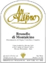 Altesino Brunello di Montalcino 2001 Front Label