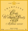 Deutz Cuvee William Deutz Brut Millesime 2000 Front Label