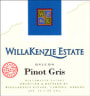WillaKenzie Estate Pinot Gris Cork-Free 2005 Front Label