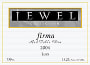 Jewel Firma 2004 Front Label