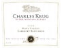 Charles Krug Napa Cabernet Sauvignon 2003 Front Label