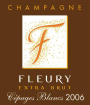 Champagne Fleury Cepages Blancs Millesime Extra Brut 2006 Front Label