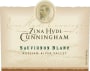 Zina Hyde Cunningham Sauvignon Blanc 2013 Front Label