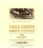 Cecchi Villa Cerna Chianti 1994 Front Label