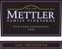 Mettler Family Vineyards Epicenter Old Vine Zinfandel 2007 Front Label