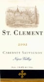 St. Clement Cabernet Sauvignon 2002 Front Label