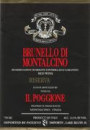 Il Poggione Brunello di Montalcino Riserva 1993 Front Label
