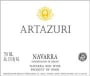 Artazu Artazuri Garnacha 2004 Front Label