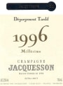 Jacquesson Degorgement Tardif Brut Millesime 1996 Front Label