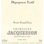 Jacquesson Degorgement Tardif Avize Brut Grand Cru 2000 Front Label