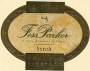 Fess Parker Rodney's Vineyard Syrah 2001 Front Label