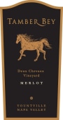 Tamber Bey Deux Chevaux Vineyard Merlot 2014 Front Label