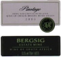 Bergsig Pinotage 2003 Front Label