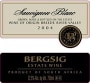 Bergsig Sauvignon Blanc 2004 Front Label