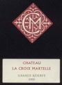 Chateau La Croix Martelle Grande Reserve 2000 Front Label