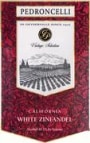 Pedroncelli Vintage Selection White Zinfandel 1999 Front Label