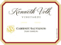 Kenneth Volk Paso Robles Cabernet Sauvignon 2012 Front Label