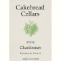 Cakebread Chardonnay 2005 Front Label