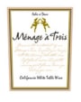 Menage a Trois White Blend 2005 Front Label