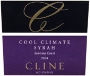 Cline Cool Climate Syrah 2004 Front Label
