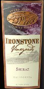 Ironstone Shiraz 2003 Front Label