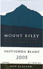 Mount Riley Sauvignon Blanc 2005 Front Label
