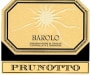 Prunotto Barolo 2001 Front Label