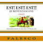 Falesco Est! Est! Est! 2005 Front Label