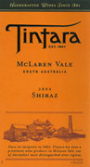 Tintara Shiraz 2004 Front Label