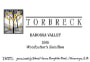 Torbreck Woodcutter's Semillon 2005 Front Label