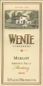 Wente Merlot 2004 Front Label