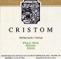 Cristom Pinot Gris 2005 Front Label
