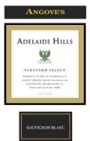 Angove Family Winemakers Adelaide Hills Vineyard Select Sauvignon Blanc 2005 Front Label