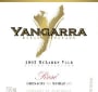 Yangarra Rose 2005 Front Label