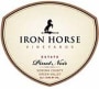 Iron Horse Estate Pinot Noir 2004 Front Label