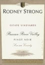 Rodney Strong Estate Pinot Noir 2005 Front Label