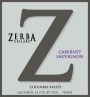 Zerba Cellars Cabernet Sauvignon 2005 Front Label