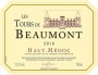 Chateau Beaumont Les Tours de Beaumont 2010 Front Label