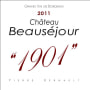 Chateau Beausejour Montagne Saint Emilion 1901 2011 Front Label