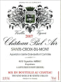 Chateau Bel Air Cuvee Vieilles Vignes 2007 Front Label