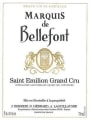 Chateau Bellefont Belcier Marquis de Bellefont 2010 Front Label