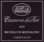 Casanova di Neri Brunello di Montalcino Cerretalto 2000 Front Label